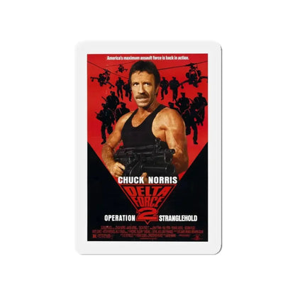 DELTA FORCE 2 1990 Movie Poster - Refrigerator Magnet 4 Inch - The Sticker Space
