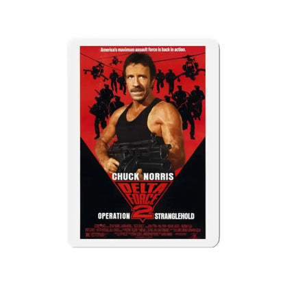 DELTA FORCE 2 1990 Movie Poster - Refrigerator Magnet - The Sticker Space