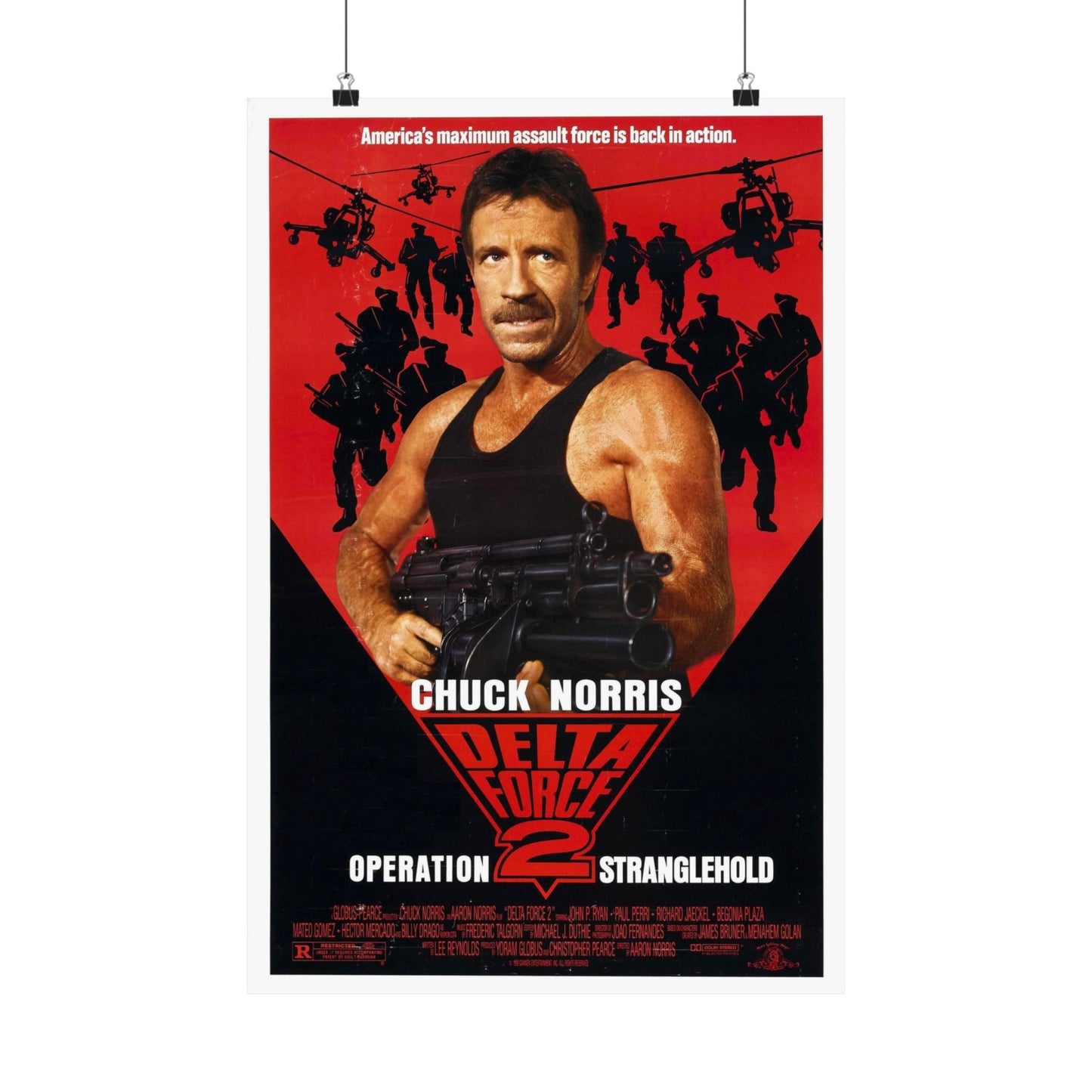 DELTA FORCE 2 1990 - Paper Movie Poster-16″ x 24″-The Sticker Space