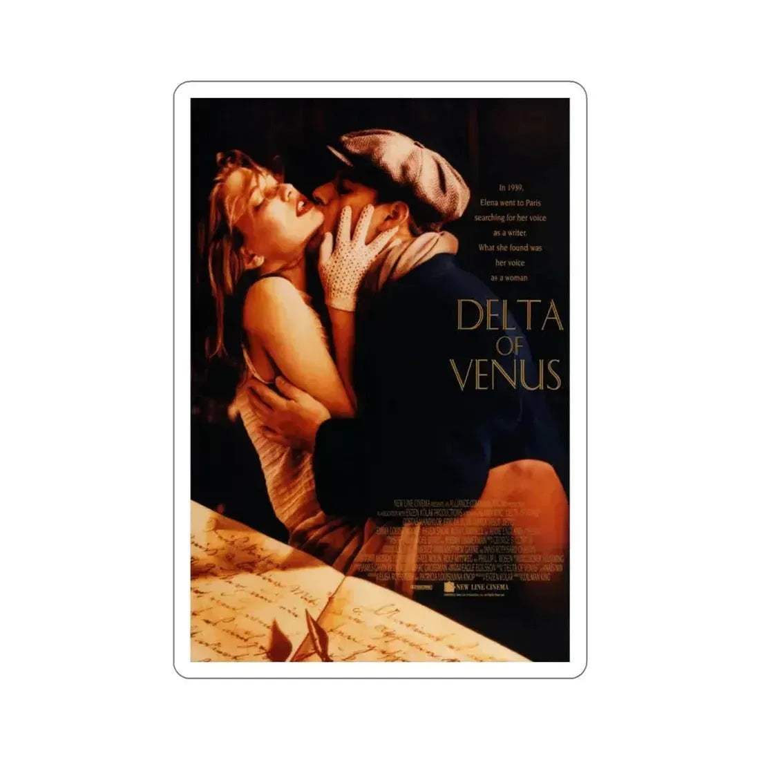 Delta of Venus 1985 Movie Poster STICKER Vinyl Die-Cut Decal 6 Inch - The Sticker Space