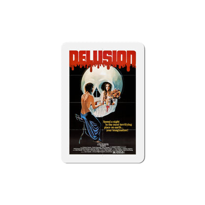 Delusion 1981 Movie Poster Die-Cut Magnet-6 Inch-The Sticker Space