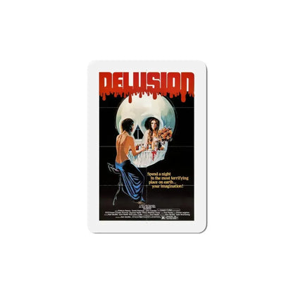 Delusion 1981 Movie Poster Refrigerator Magnet 6 Inch - The Sticker Space
