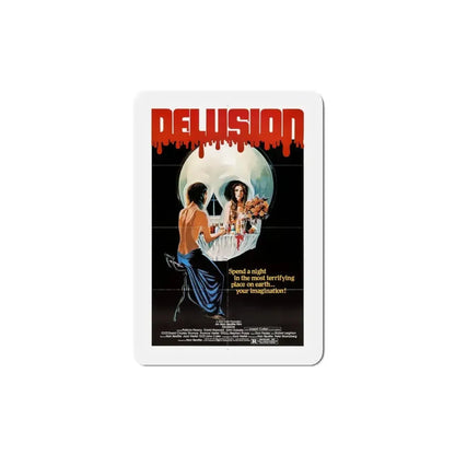 Delusion 1981 Movie Poster Refrigerator Magnet - The Sticker Space