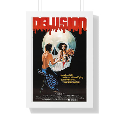 DELUSION (THE HOUSE WHERE DEATH LIVES) 1980 - Framed Movie Poster-16″ x 24″-The Sticker Space