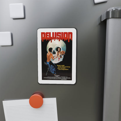 DELUSION (THE HOUSE WHERE DEATH LIVES) 1980 Movie Poster - Die-Cut Magnet-The Sticker Space