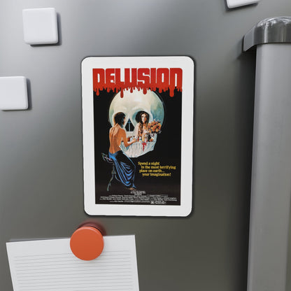 DELUSION (THE HOUSE WHERE DEATH LIVES) 1980 Movie Poster - Die-Cut Magnet-The Sticker Space