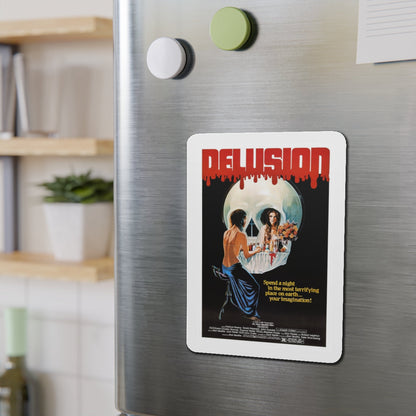 DELUSION (THE HOUSE WHERE DEATH LIVES) 1980 Movie Poster - Die-Cut Magnet-The Sticker Space