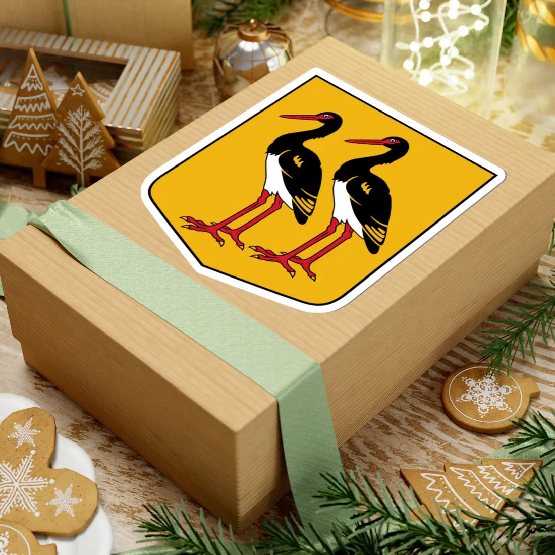 Demenes pagasta ģerbonis (Latvia) (Coat of Arms) STICKER Vinyl Kiss-Cut Decal - The Sticker Space