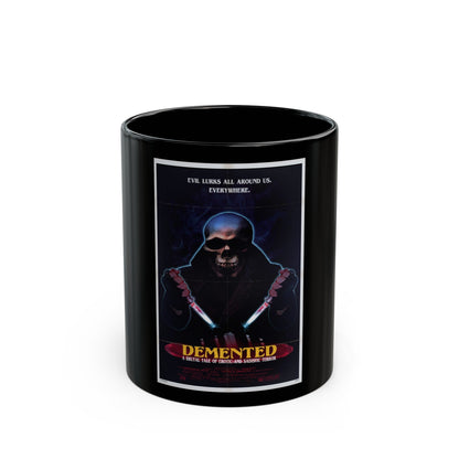 DEMENTED 1980 Movie Poster - Black Coffee Mug-11oz-The Sticker Space