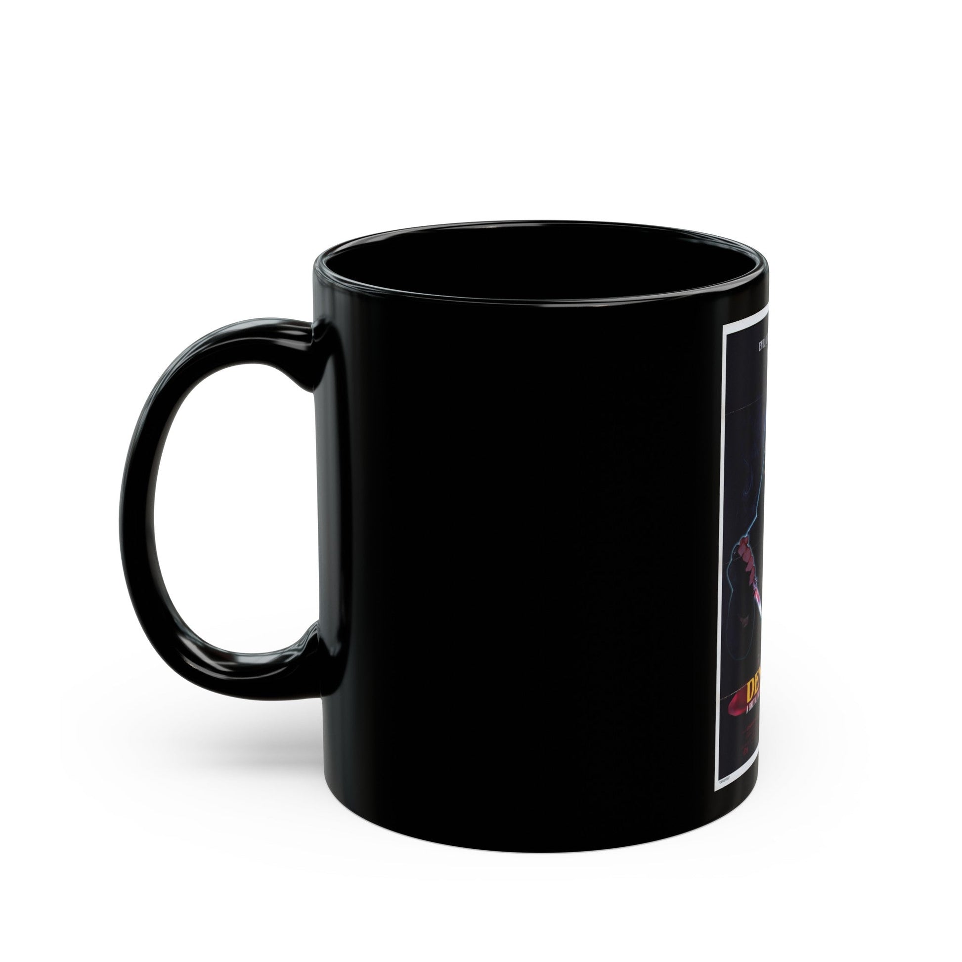 DEMENTED 1980 Movie Poster - Black Coffee Mug-The Sticker Space