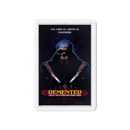 DEMENTED 1980 Movie Poster - Die-Cut Magnet-6 × 6"-The Sticker Space