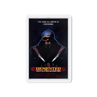 DEMENTED 1980 Movie Poster - Refrigerator Magnet 6 Inch - The Sticker Space