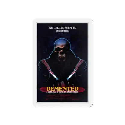 DEMENTED 1980 Movie Poster - Refrigerator Magnet - The Sticker Space