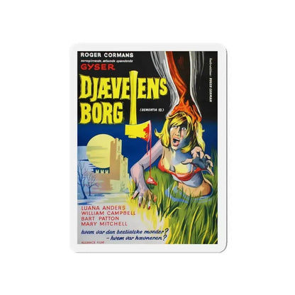 DEMENTIA 13 (DANISH) 1963 Movie Poster - Refrigerator Magnet - The Sticker Space