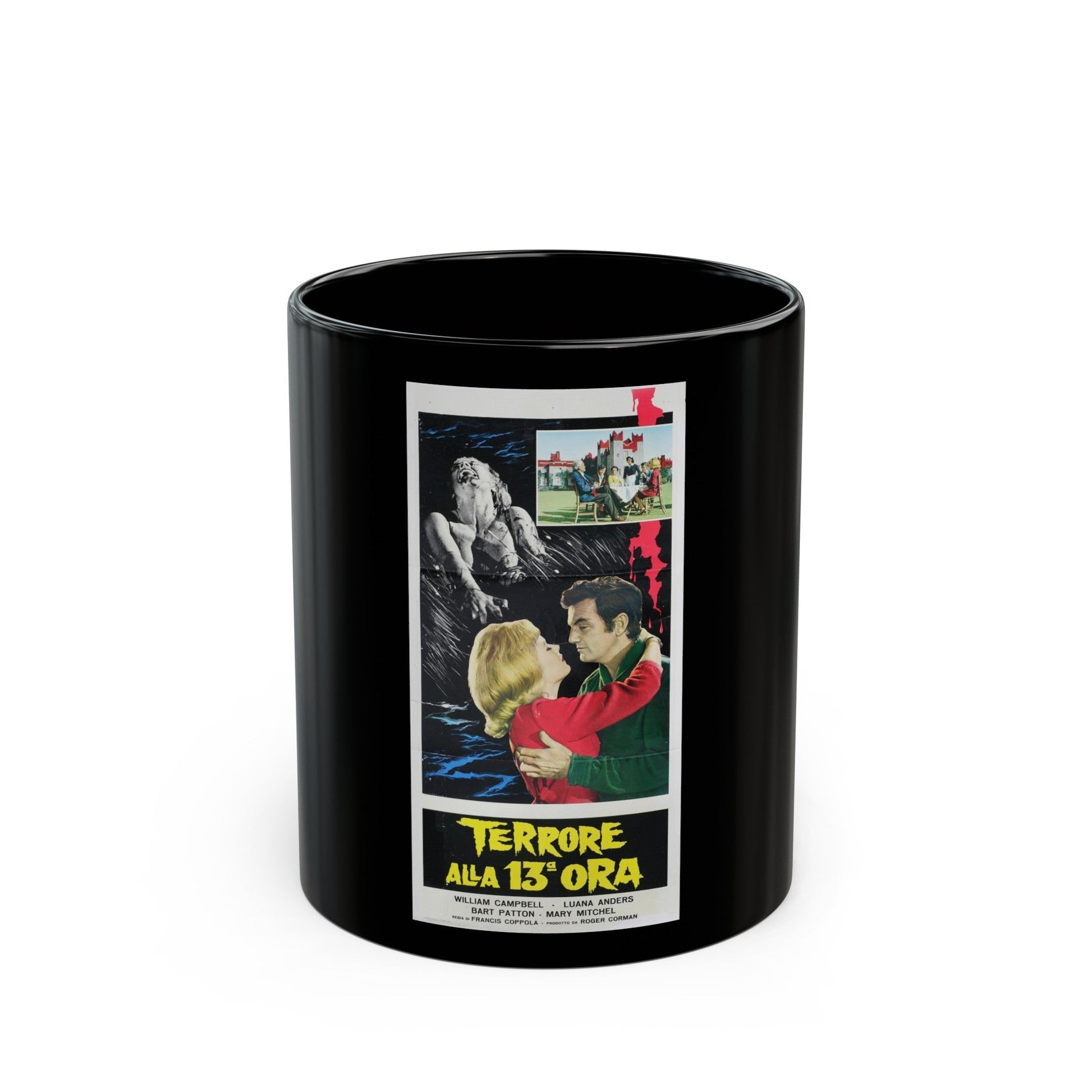 DEMENTIA 13 (ITALIAN) 1963 Movie Poster - Black Coffee Mug-11oz-The Sticker Space