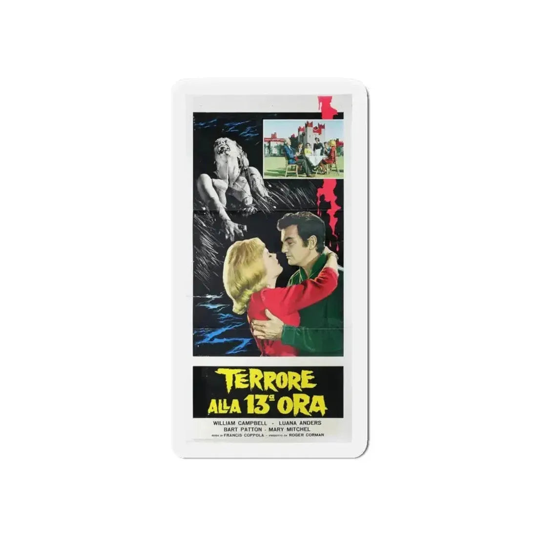 DEMENTIA 13 (ITALIAN) 1963 Movie Poster - Refrigerator Magnet - The Sticker Space