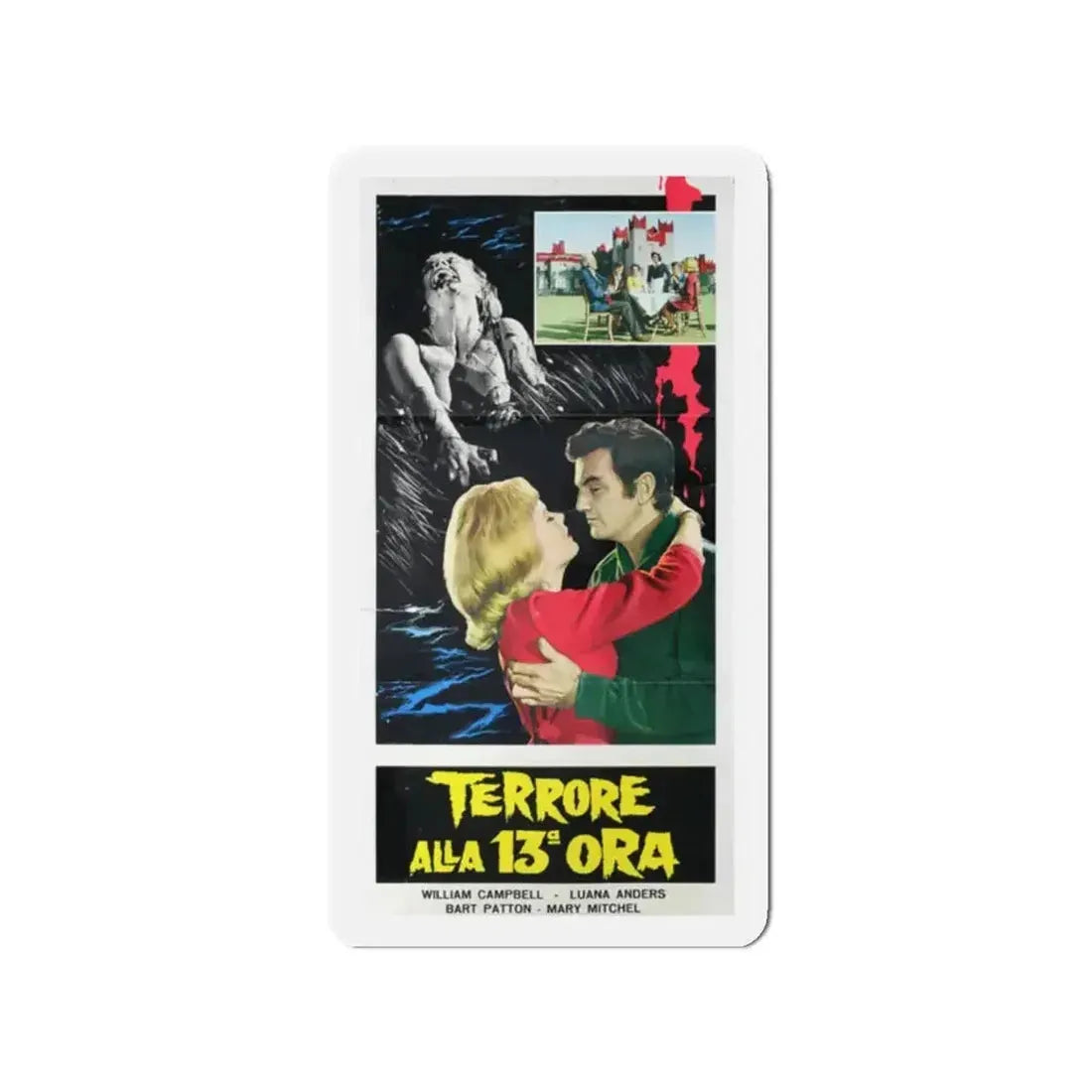 DEMENTIA 13 (ITALIAN) 1963 Movie Poster - Refrigerator Magnet - The Sticker Space