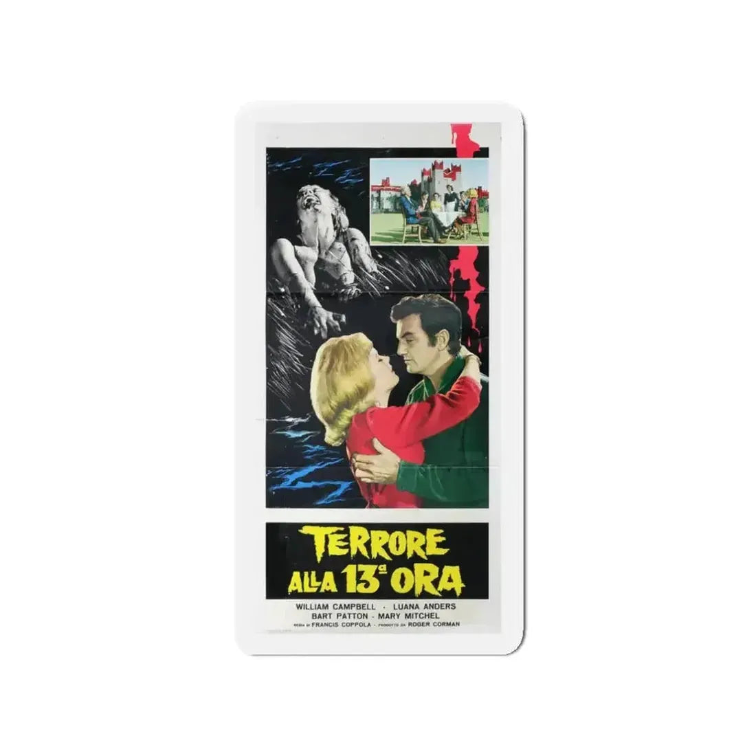 DEMENTIA 13 (ITALIAN) 1963 Movie Poster - Refrigerator Magnet - The Sticker Space