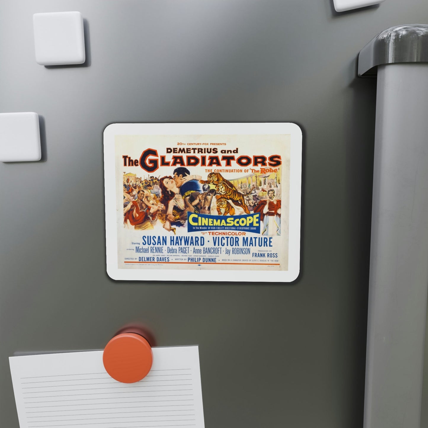 Demetrius and the Gladiators 1954 Movie Poster Die-Cut Magnet-The Sticker Space