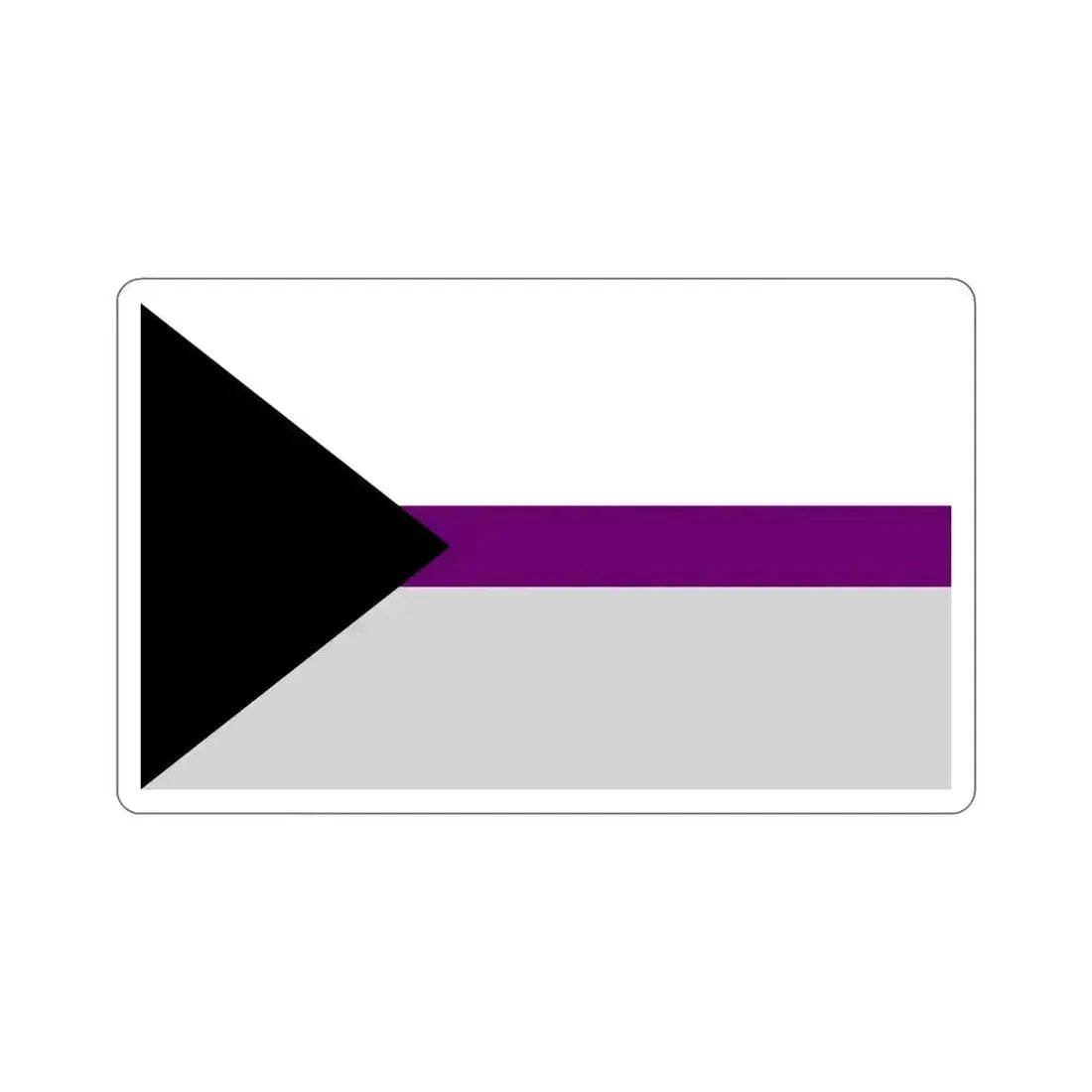 Demisexual Pride Flag STICKER Vinyl Die-Cut Decal - The Sticker Space