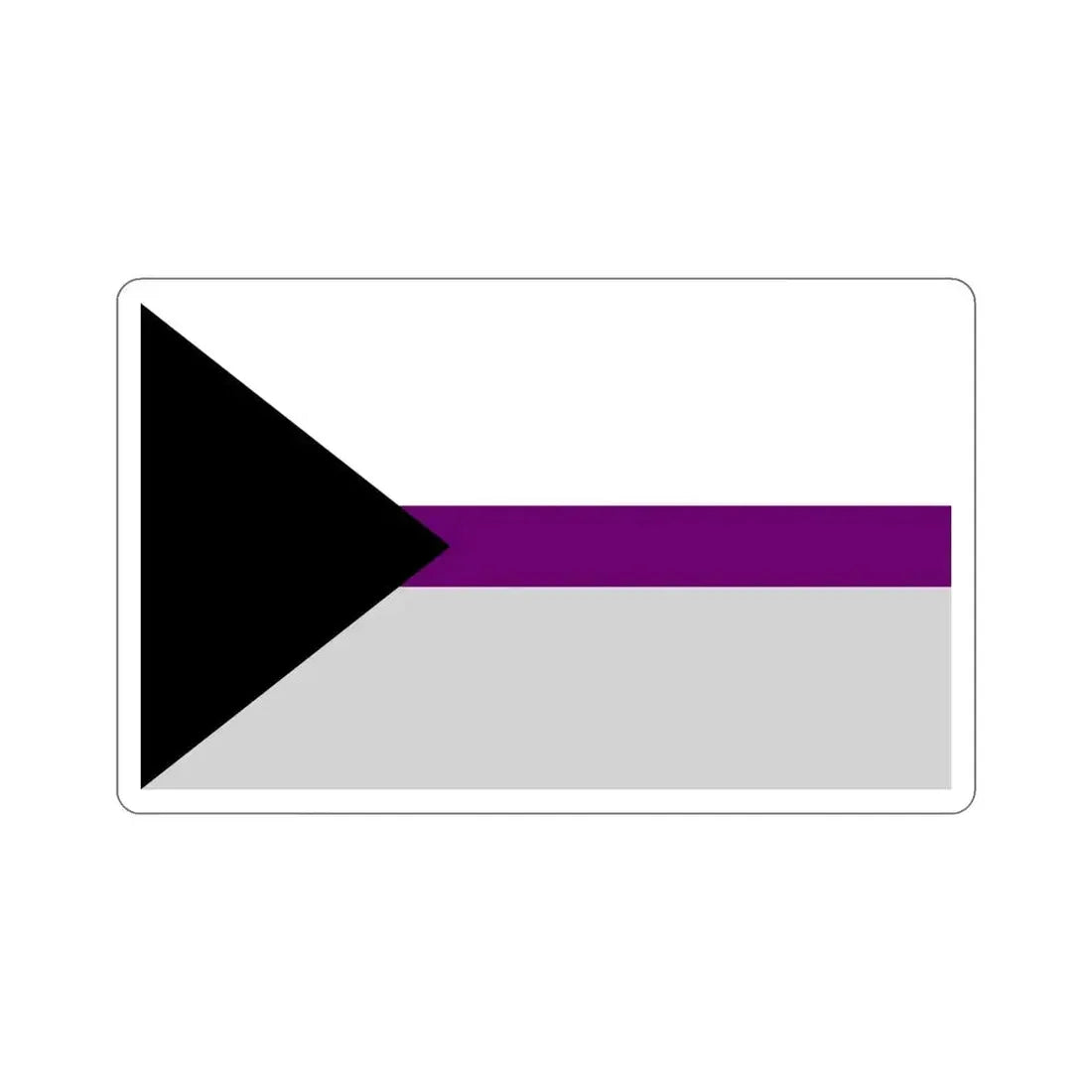 Demisexual Pride Flag STICKER Vinyl Die-Cut Decal - The Sticker Space
