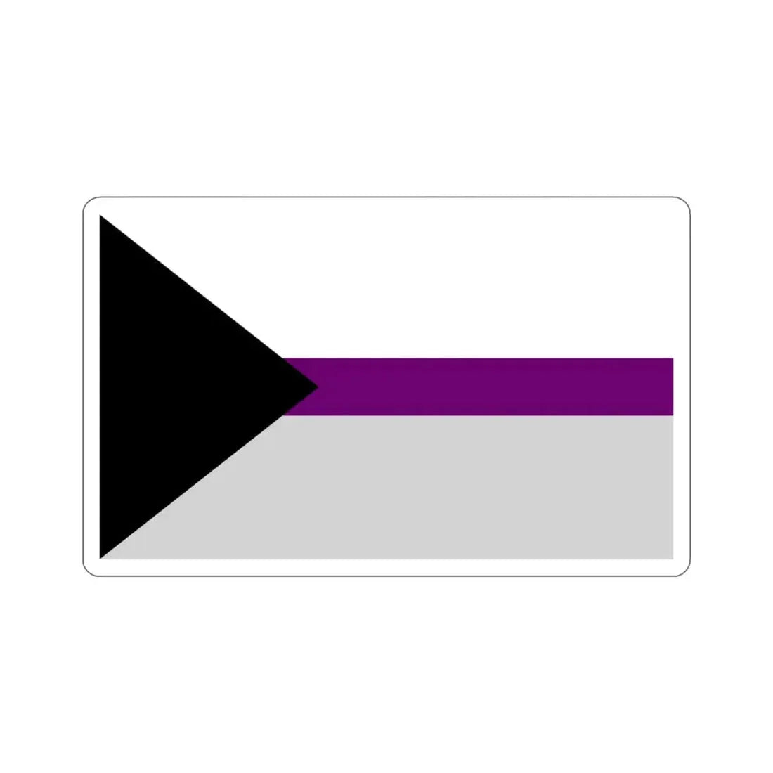 Demisexual Pride Flag STICKER Vinyl Die-Cut Decal - The Sticker Space