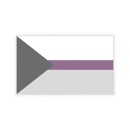 Demisexual Pride Pride Flag - STICKER Vinyl Kiss-Cut Decal 3 Inch Transparent - The Sticker Space