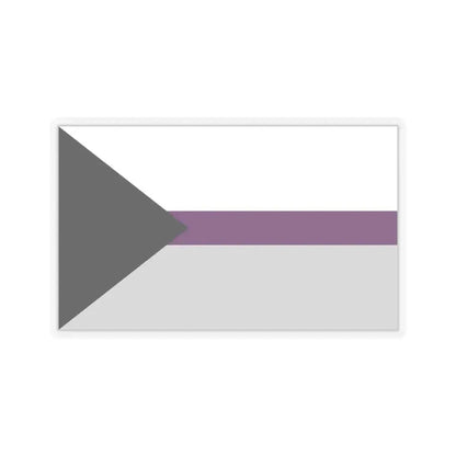 Demisexual Pride Pride Flag - STICKER Vinyl Kiss-Cut Decal 6 Inch Transparent - The Sticker Space