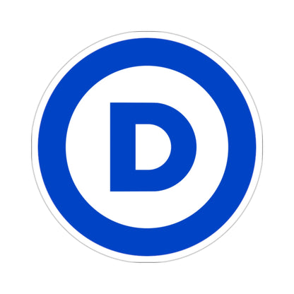 Democratic Party D (United States) STICKER Vinyl Die-Cut Decal-2 Inch-The Sticker Space