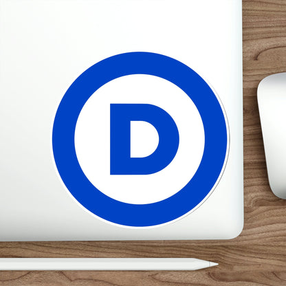 Democratic Party D (United States) STICKER Vinyl Die-Cut Decal-The Sticker Space