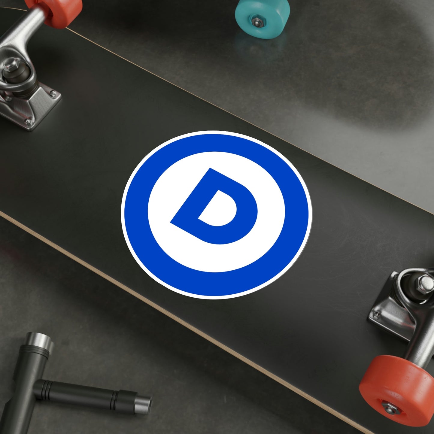 Democratic Party D (United States) STICKER Vinyl Die-Cut Decal-The Sticker Space