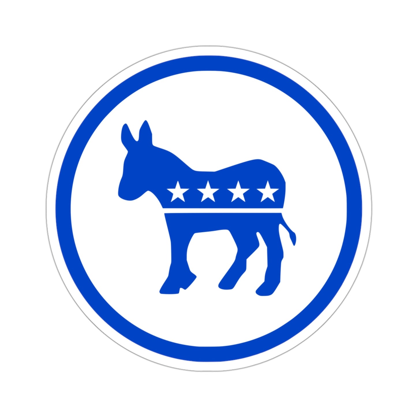 Democratic Party STICKER Vinyl Die-Cut Decal-3 Inch-The Sticker Space