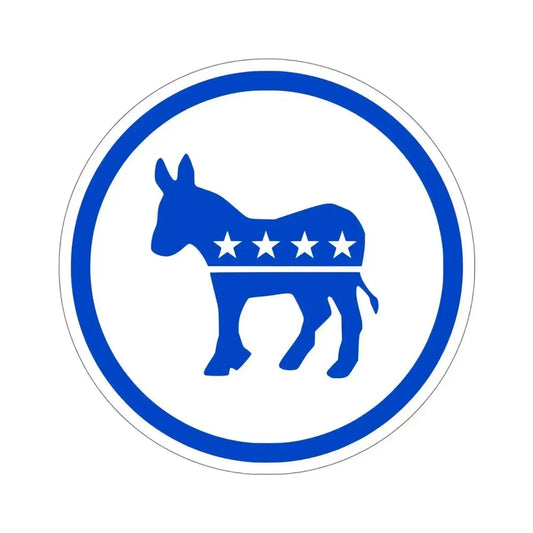 Democratic Party STICKER Vinyl Die-Cut Decal 6 Inch - The Sticker Space
