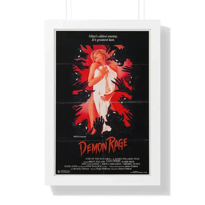 DEMON RAGE (FURY OF THE SUCCUBUS) 1982 - Framed Movie Poster - The Sticker Space