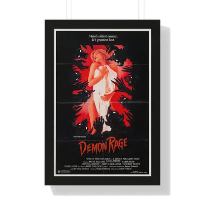DEMON RAGE (FURY OF THE SUCCUBUS) 1982 - Framed Movie Poster - The Sticker Space