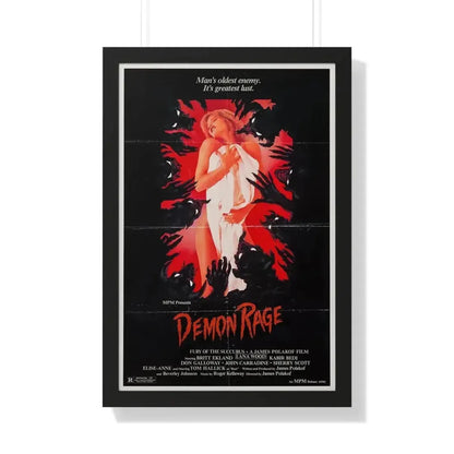 DEMON RAGE (FURY OF THE SUCCUBUS) 1982 - Framed Movie Poster - The Sticker Space