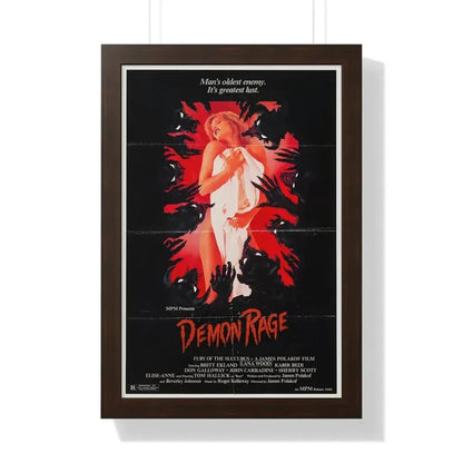 DEMON RAGE (FURY OF THE SUCCUBUS) 1982 - Framed Movie Poster - The Sticker Space