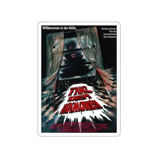 DEMON WIND (GERMAN) 1990 Movie Poster STICKER Vinyl Die-Cut Decal 2 Inch - The Sticker Space
