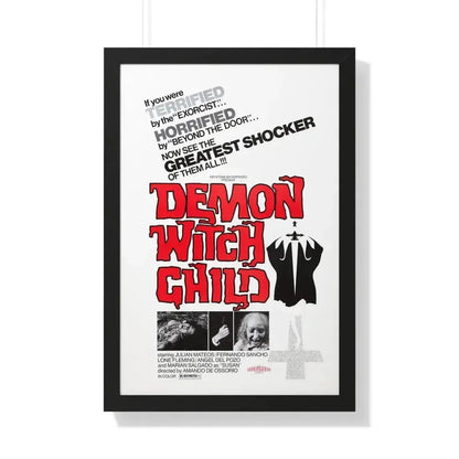 DEMON WITCH CHILD (THE POSSESSED) 1975 - Framed Movie Poster - The Sticker Space