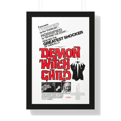 DEMON WITCH CHILD (THE POSSESSED) 1975 - Framed Movie Poster - The Sticker Space
