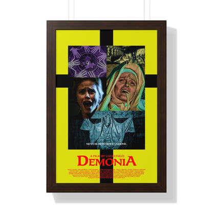 DEMONIA 1990 - Framed Movie Poster-16″ x 24″-The Sticker Space