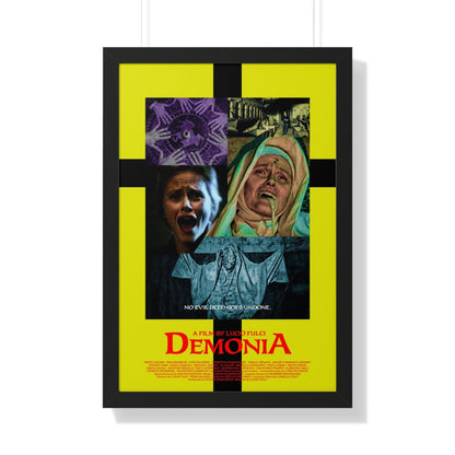 DEMONIA 1990 - Framed Movie Poster-20" x 30"-The Sticker Space