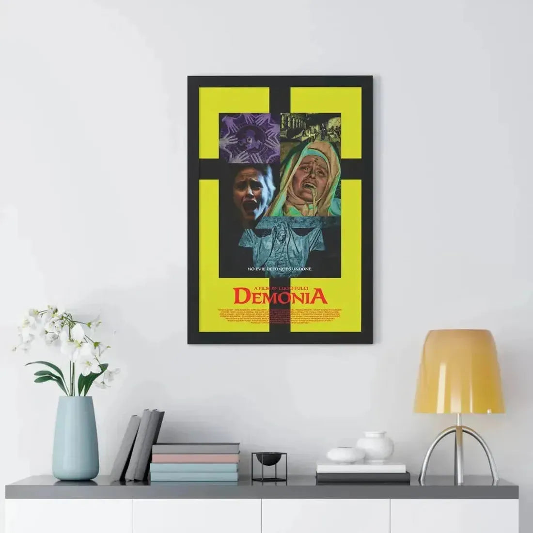 DEMONIA 1990 - Framed Movie Poster - The Sticker Space