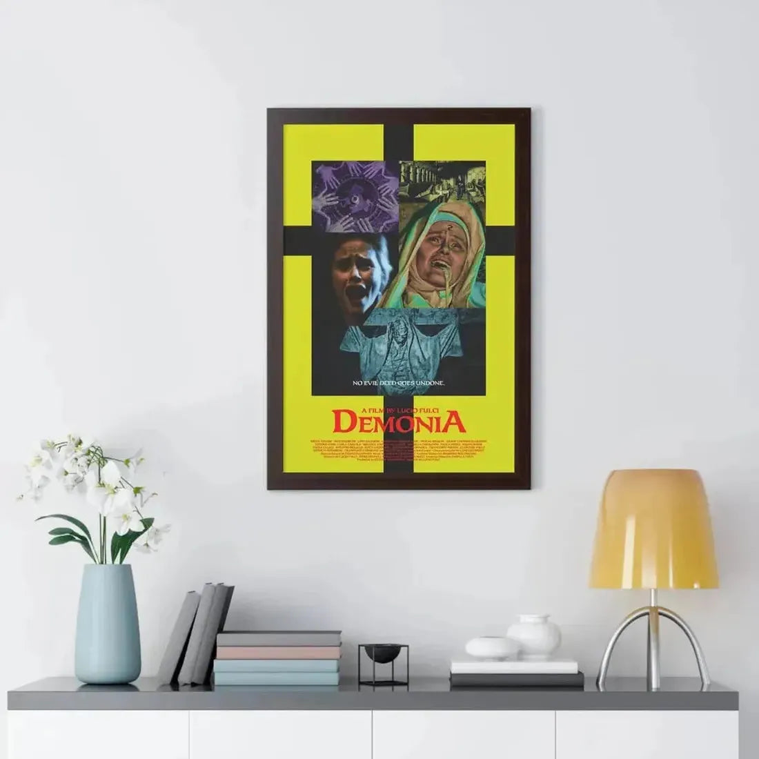 DEMONIA 1990 - Framed Movie Poster - The Sticker Space