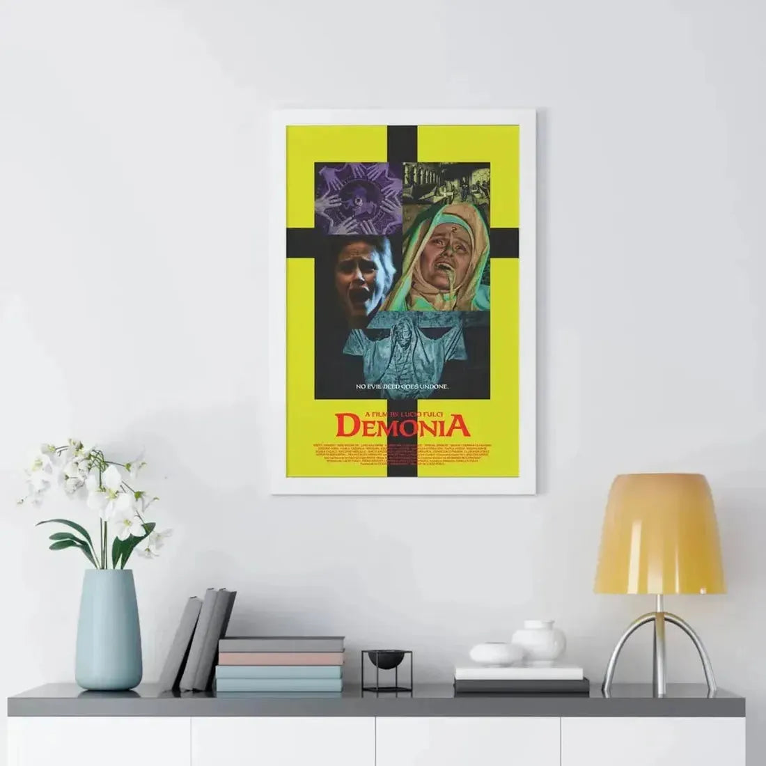 DEMONIA 1990 - Framed Movie Poster - The Sticker Space