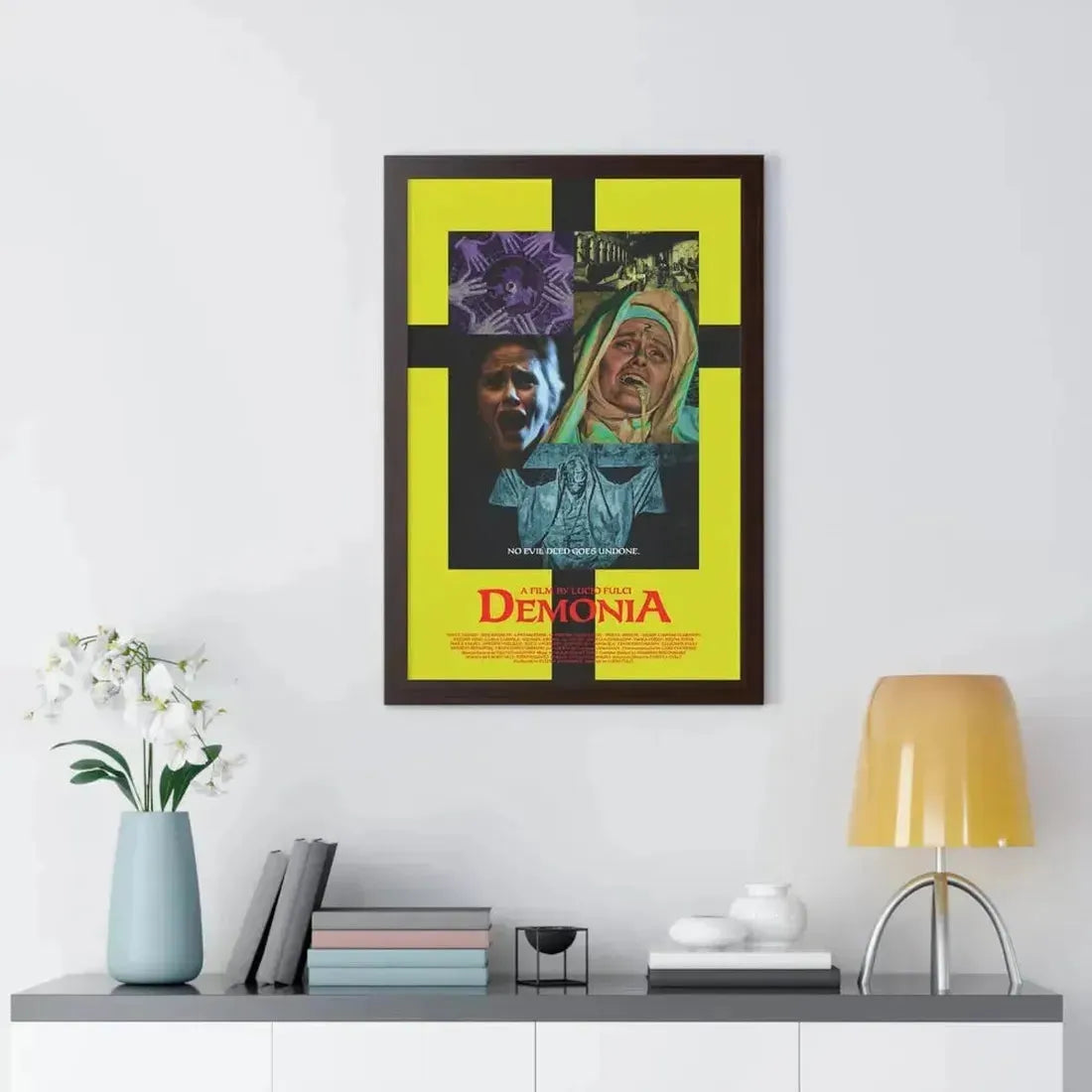 DEMONIA 1990 - Framed Movie Poster - The Sticker Space