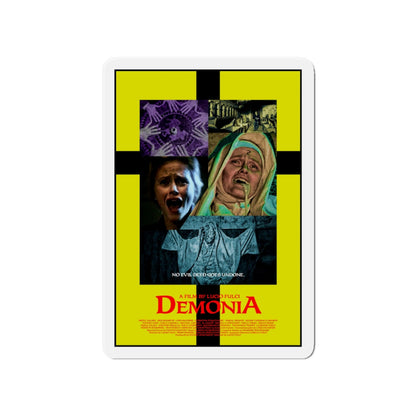 DEMONIA 1990 Movie Poster - Die-Cut Magnet-4" x 4"-The Sticker Space