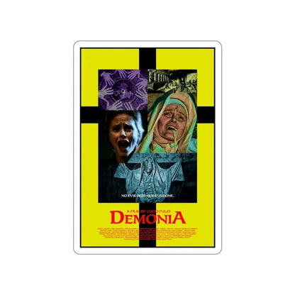 DEMONIA 1990 Movie Poster STICKER Vinyl Die-Cut Decal 4 Inch - The Sticker Space