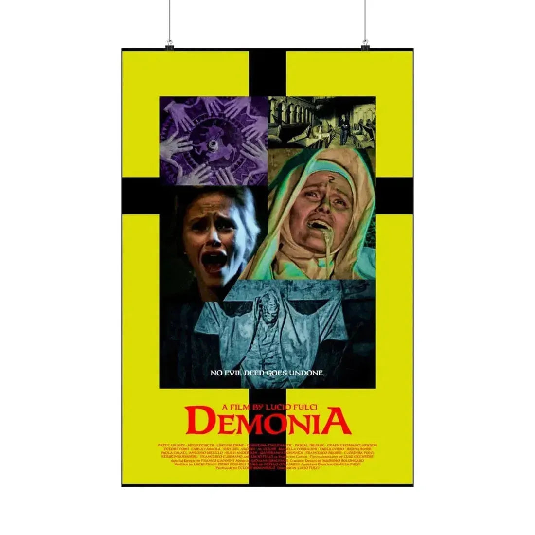 DEMONIA 1990 - Paper Movie Poster 24″ x 36″ Matte - The Sticker Space