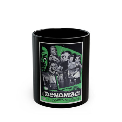 DEMONIAC 1957 Movie Poster - Black Coffee Mug-11oz-The Sticker Space